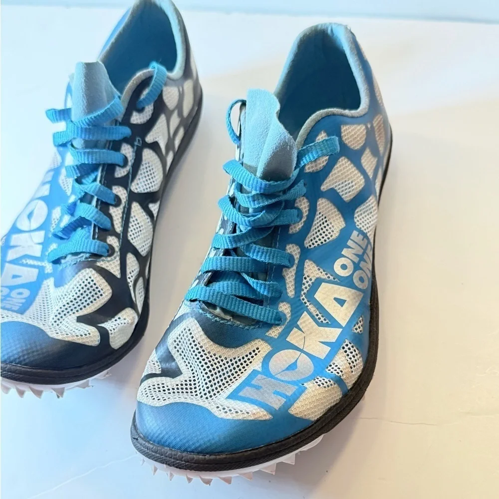 Hoka One One Light Blue Running Shoes Size 7.5